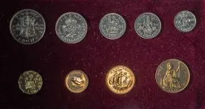 1951 Nine Coin Proof Set aFDC Obverse