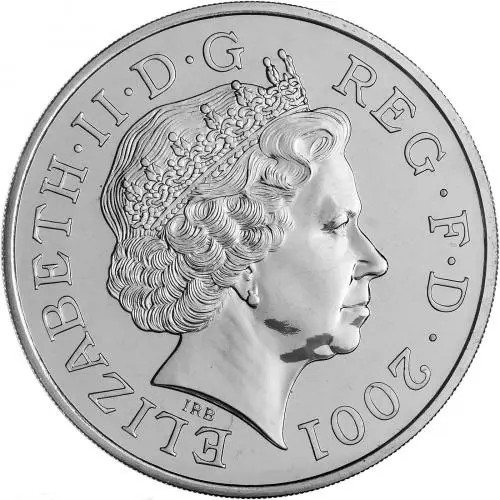 2001 100th Anniversary of the Victorian Era Base Metal BU Crown Royal Mint PNC Cover obverse