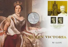 2001 100th Anniversary of the Victorian Era Base Metal BU Crown Royal Mint PNC Cover