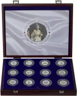 1953 - 2003 Channel Islands Coronation Jubilee Fifty Pence Silver Proof Coin Set