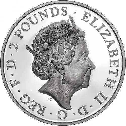 2019 6-Coin Silver Proof Britannia Set 1oz Obverse