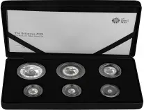 2019 6-Coin Silver Proof Britannia Set