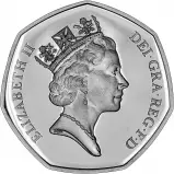 1992 - 1993 Silver Proof European Community 50 Pence Obverse
