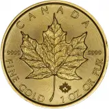 2015 Gold Maple Leaf 1 oz Bullion Coin