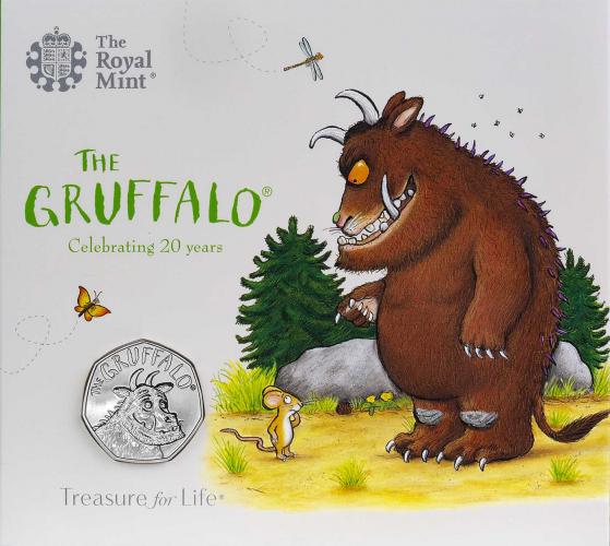 Buy 2019 Gruffalo Brilliant Uncirculated 50p Coin | Chards