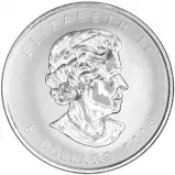 2008 Silver Uncirculated 1 Ounce Maple Rat Privy Mark  Coin obverse