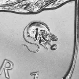 2008 Silver Uncirculated 1 Ounce Maple Rat Privy Mark  Coin privy