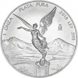 2018 1 oz Silver Libertad Bullion Coin - Mexico