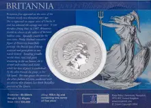 2004 Silver Bullion Ungraded 1 Ounce Britannia Coin In Sleeve United Kingdom The Royal Mint obverse