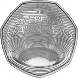 2019 Stephen Hawking B.U. 50p Coin