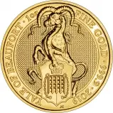 2019 1 oz Gold Queen's Beasts Yale of Beaufort Bullion Coin 