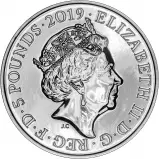 2019 B.U £5 The Tower of London - Legend of the Ravens Coin Obverse