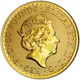 2018 Britannia 0.5 oz Gold Coin obverse chards image crop 
