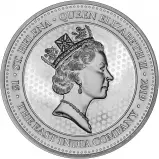 2019 1 oz Spade Guinea St Helena Silver Coin Obverse