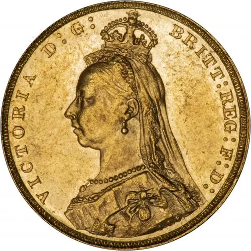 Gold Full Sovereign Victoria Jubilee Head Joseph Edgar Boehm