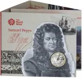 2019 £2 BU 350th Anniversary of Samuel Pepys' Diary Coin Presentation Folder