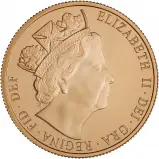 2016 Gold Proof Sovereign Elizabeth II Premium Coin Set United Kingdom The Royal Mint Fifth Portrait 3 Coins obverse design