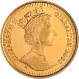 2000 Gold Proof Full Elizabeth II Pearl and Diamond 100th Birthday Queen Mother One Set With a 0.015ct Diamond  Coin Sets Isle of Man Pobjoy Mint 2 Coins 2 obv
