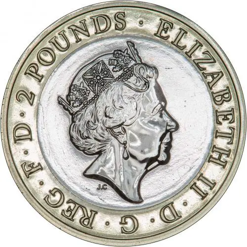 2019 D-Day Brilliant Uncirculated £2 Coin Obverse