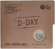 2019 D-Day Brilliant Uncirculated £2 Coin Presentation Folder