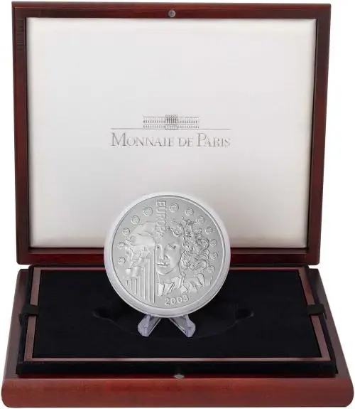 2003 Silver Proof 1 Kilogram Coin Single France in box