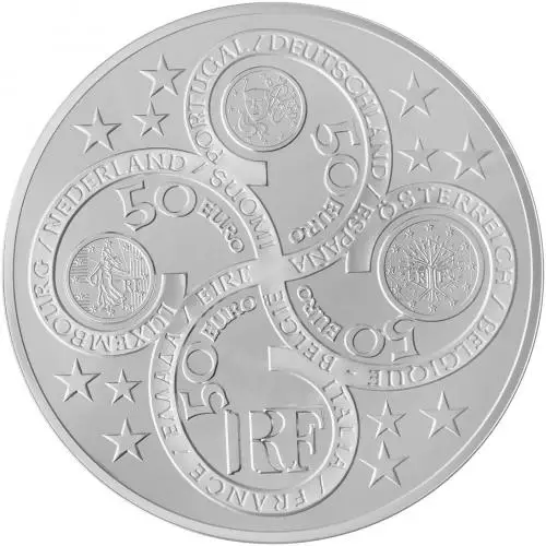 2003 Silver Proof 1 Kilogram Coin Single France reverse