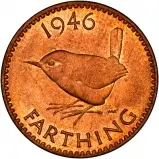 1946 George VI Copper Graded Farthing