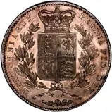 1844 Victoria Young Head Silver Crown