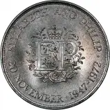 1972 Silver Wedding Anniversary Crown