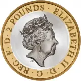 2019 D-Day Silver Proof £2 Coin Obverse