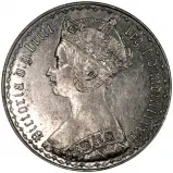 1883 Victoria Gothic Silver Florin