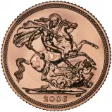 2006 Gold Half Sovereign Elizabeth II Bullion