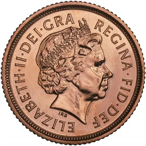 2005 Half Sovereign Gold Bullion Coin obverse