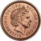 2005 Half Sovereign Gold Bullion Coin obverse