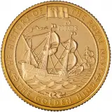2003 Guernsey 'The Golden Hind' £25 Gold Proof Coin