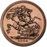 2004 Gold Half Sovereign Elizabeth II Bullion