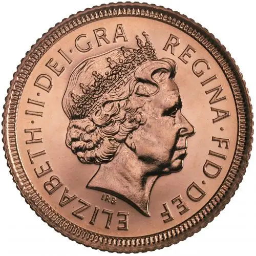 2000 Gold Half Sovereign Bullion Coin obverse