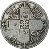 1857 Victoria Gothic Silver Florin