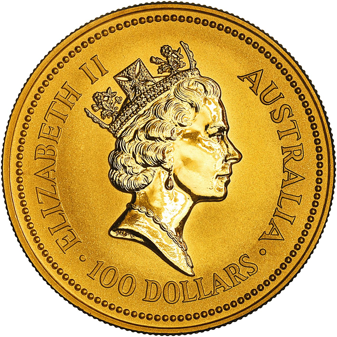 1990 Gold 1 Ounce Red Kangaroo Nugget - Perth Mint | Chards