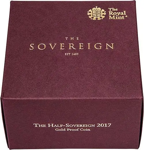2017 Gold Half Sovereign Elizabeth II Proof 24842