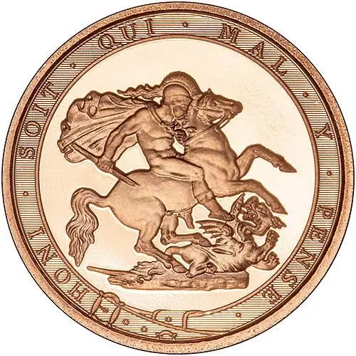 2017 Gold Quarter Sovereign Elizabeth II Proof 25291