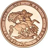 2017 Gold Quarter Sovereign Elizabeth II Proof 25291