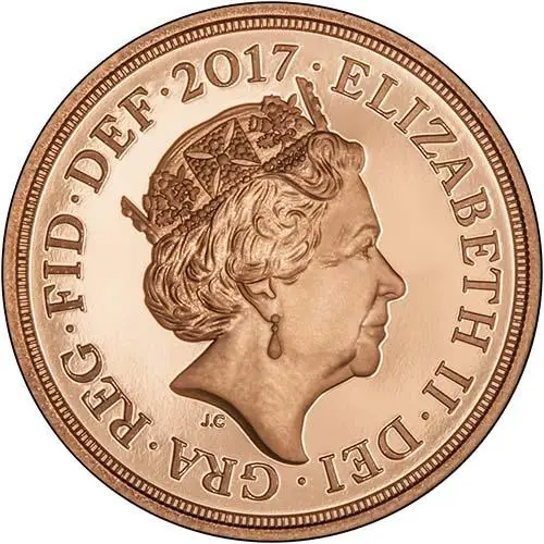 2017 Whole Coin Set Sovereign - 5 Coins Gold Proof 21260