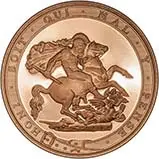 2017 Whole Coin Set Sovereign - 5 Coins Gold Proof 21262