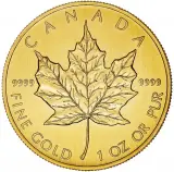 1 oz Gold Coin Maple Bullion Best Value - Secondary Market