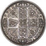 1849 Victoria Godless Silver Florin Coin | Chards