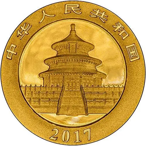 2017 3g Gold Coin Panda Bullion 23605