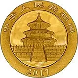 2017 3g Gold Coin Panda Bullion 23605