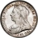 1893 Victoria Old Head Silver Florin