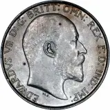 1903 Edward VII Silver Florin Obverse